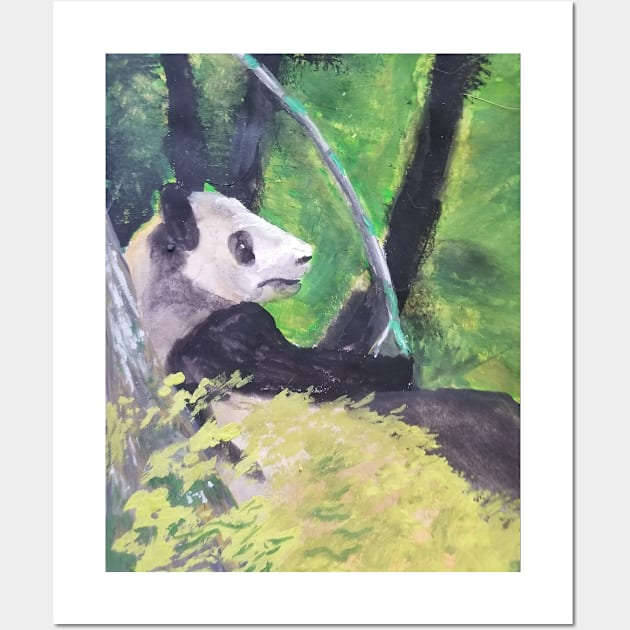 Panda Wall Art by teenamarie23art